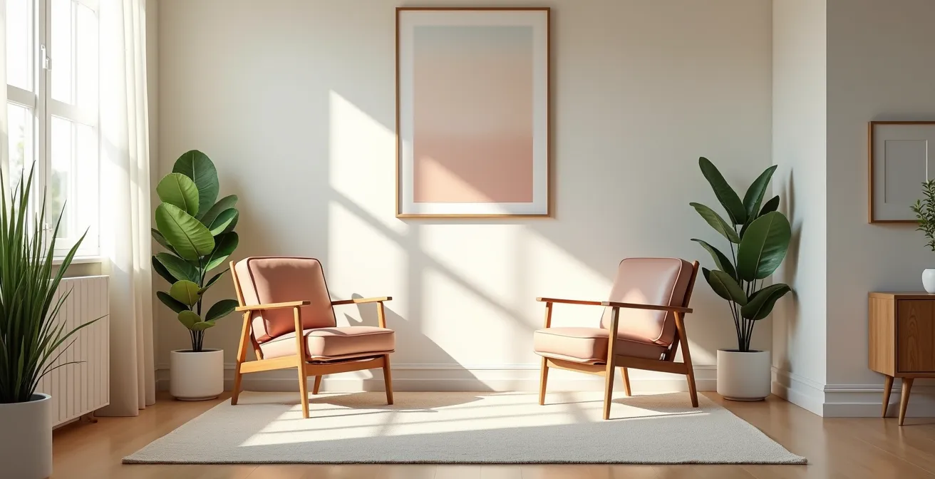 Studio di psicoterapia con ambiente accogliente e professionale