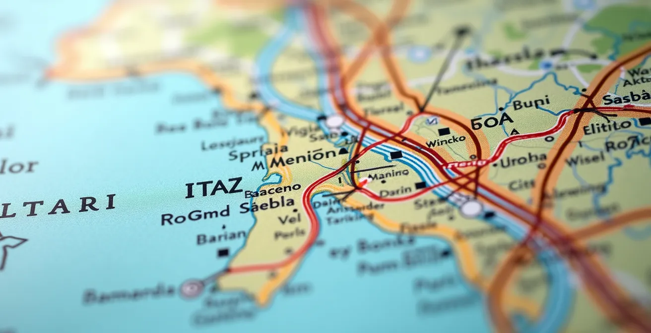 Pianificazione strategica del viaggio in auto elettrica su mappa autostradale italiana