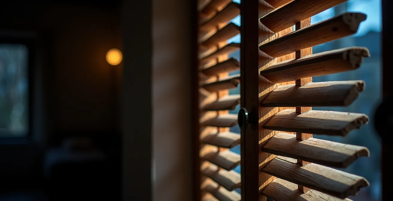 Camera da letto italiana ottimizzata per temperatura e oscurità